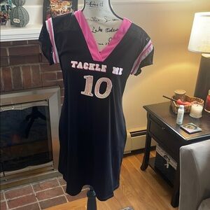 Halloween costume! Dreamgirl Black and Pink Tackle Me Dress